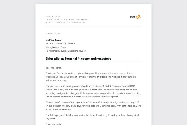 Letterhead template