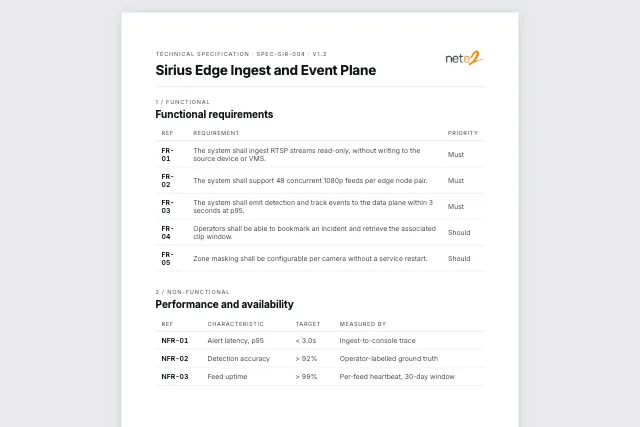 Spec book template